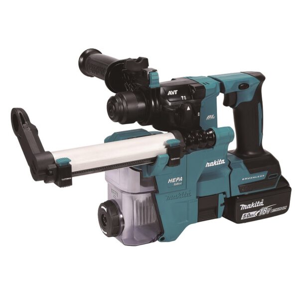 Makita Accu-klopboormachine Li-ion LXT 18V/5,0Ah DHR183RTWJ - Afbeelding 2
