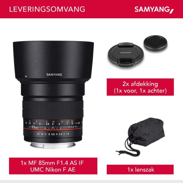 Samyang Optics 85mm f/1.4 AS IF UMC Sony FE - Afbeelding 3