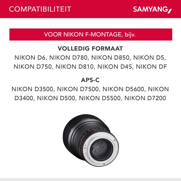 Samyang Optics 85mm f/1.4 AS IF UMC Sony FE - Afbeelding 2