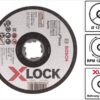 Bosch X-LOCK doorslijpschijf 10x125x1mm Stand. for Inox recht - Afbeelding 3