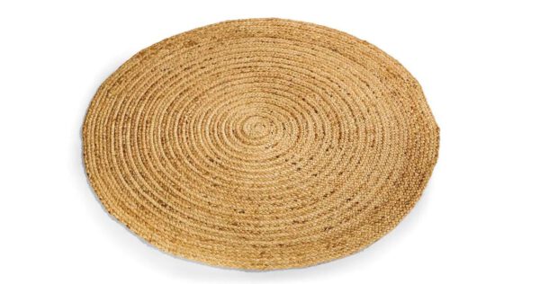 Jute tapijt - verschillende uitvoeringen - Rond