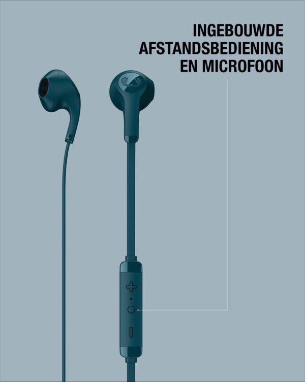 Fresh ‘n Rebel Flow - In-ear koptelefoon - Petrol Blue - Afbeelding 2