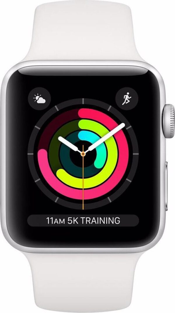 Apple Watch Series 3 - Smartwatch - 38mm - Zilver/Wit - Afbeelding 5