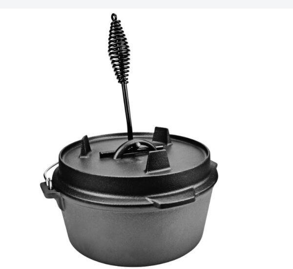 BBQ BOSS Gietijzeren Braadpan - Dutch Oven - Afbeelding 5
