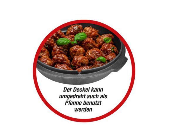 BBQ BOSS Gietijzeren Braadpan - Dutch Oven - Afbeelding 4