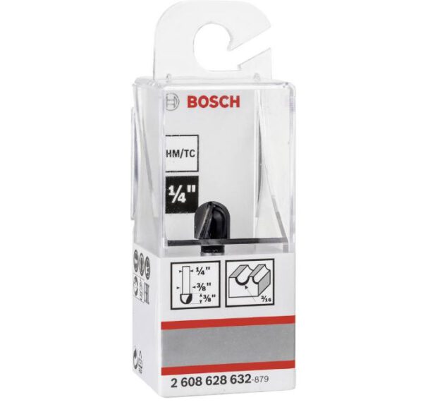 Bosch Accessories 2608628632 Halfrondprofielfrees Werklengte 9.20 mm Schachtdiameter 6.35 mm 1 stuks - Afbeelding 2