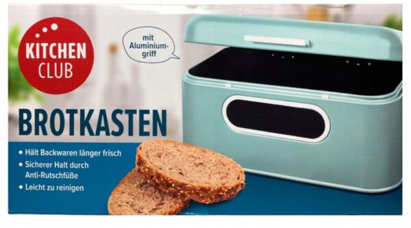 BROODTROMMEL CONTAINER VOOR BROOD MET RAAMPJE
