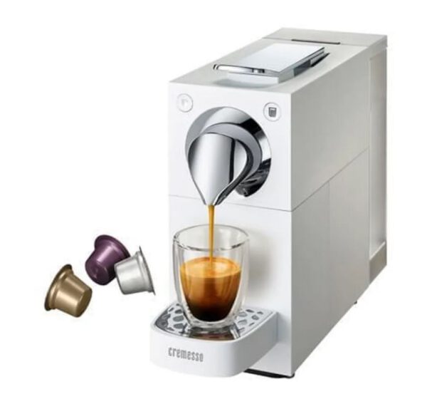 Cremesso Una Automatic Capsulemachine puur wit - Afbeelding 4