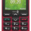 Doro 1381 - Eenvoudige Senioren GSM met Grote Toetsen (Rood)