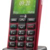 Doro 1381 - Eenvoudige Senioren GSM met Grote Toetsen (Rood) - Afbeelding 3