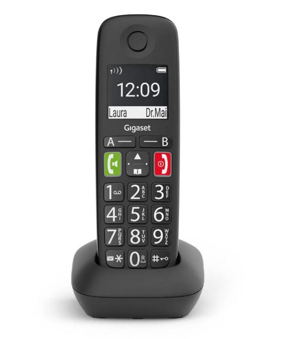 Gigaset E290HX (uitbreiding) Zwart Huistelefoon