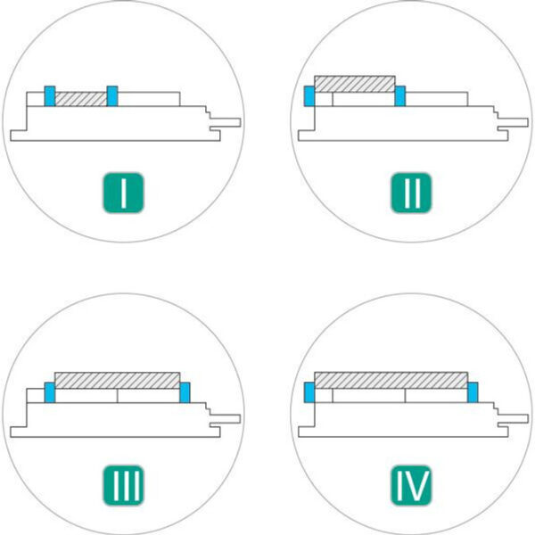 Holex 6" machineklem met een maximale bekopening van 9,13" (23,2 cm - Afbeelding 2