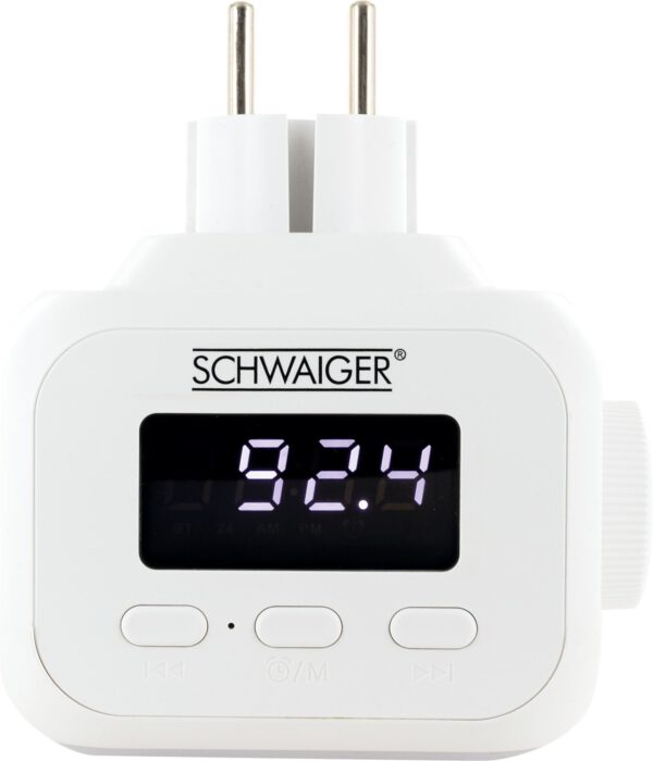 Schwaiger RAFM0100 Stopcontact Radio - Afbeelding 3