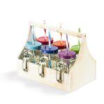 Drinkglazen set van 6 met houten kist