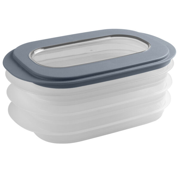Sigma home vleeswarendoos transparant blauw