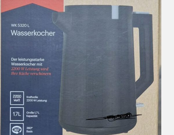 WK 5320 L Waterkoker 2200W 1,7 liter Verwarmingselement RVS Koker L