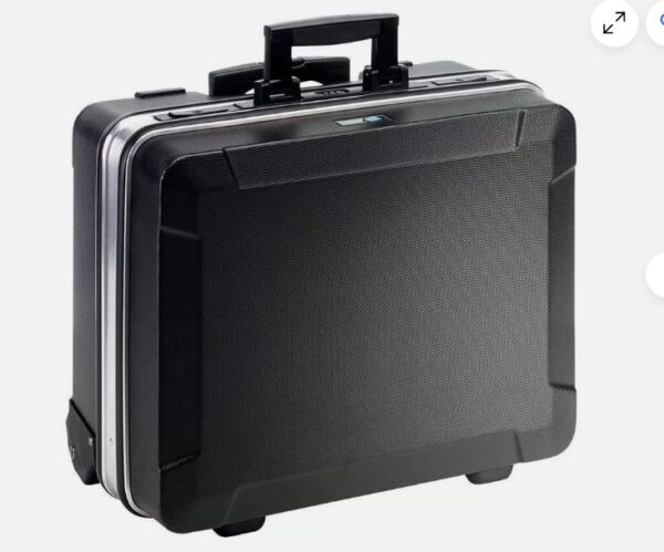 Werkzeugkoffer go, Werkzeugbox mit Rollen + Werkzeugtafeln, ohne Werkzeug, B&W