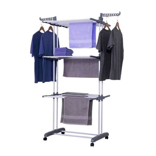 Clever Clean Droogtoren XXL | 3 niveaus | 18m drooglengte | 76 x 64 cm - Afbeelding 2