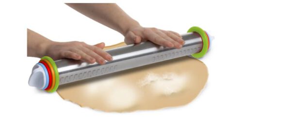 Cucinova deegroller roestvrij staal