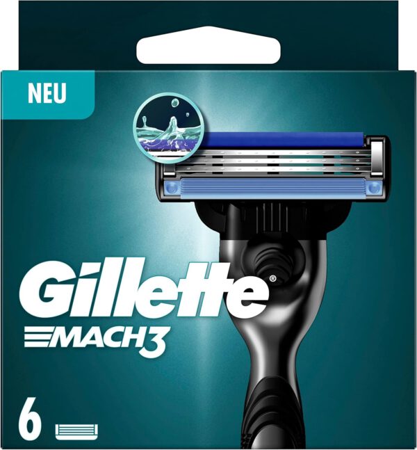 Gillette Mach3 Navulmesjes Voor Mannen, 6 stuks - Afbeelding 2