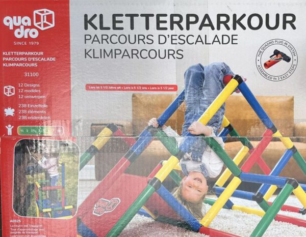 Quadro Klimparcours 238 onderdelen 12 ontwerpen klimrek