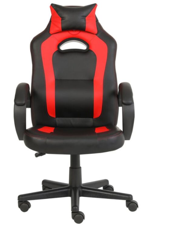 QWARE Gamingstoel Delta - Rood/Zwart - Afbeelding 4