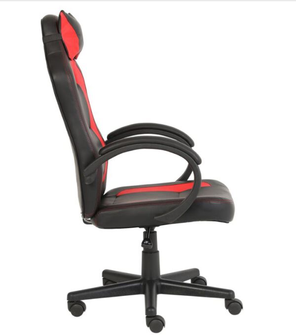 QWARE Gamingstoel Delta - Rood/Zwart - Afbeelding 3
