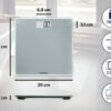 Soehnle personenweegschaal digitaal Style Sense Compact 300 - tot 180 kg - incl. batterijen - Afbeelding 2