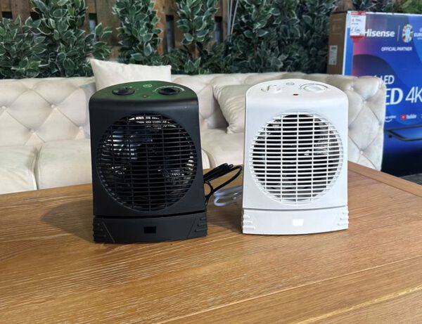 Ventilatorkachel Zwart Wit