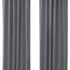 Kant en klaar gordijn deels verduisterend antraciet 140x270 cm (bxh) - 2 stuks
