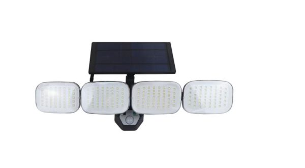 EZ Solar Solar Veiligheidslicht met Verstelbare Vleugels en Bewegingssensor