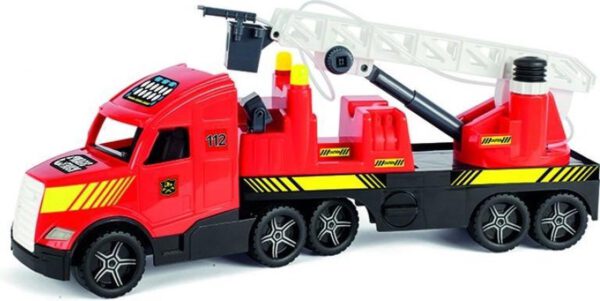 Wader Mega Brandweer Truck 79cm - Rood