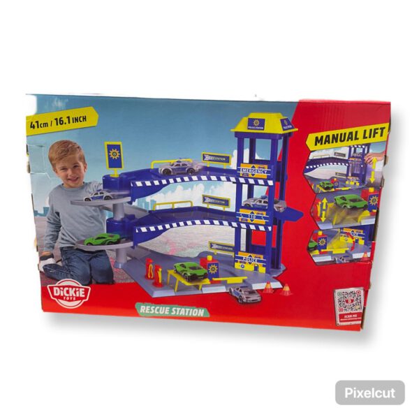 Dickie Toys Bundel Speelparkgarage & Autotransporter - Afbeelding 3
