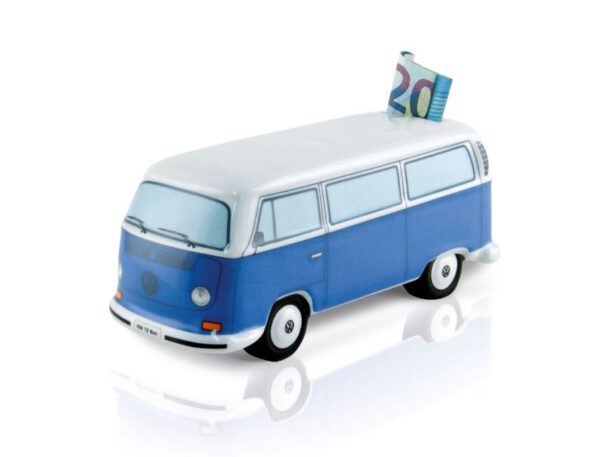 VW Bulli Spaarpot Rood - Blauw