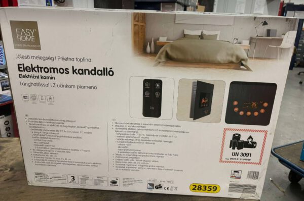 Easy Home Elektrische haard - Refurbished - niet meer in oorspronkelijke doos - Afbeelding 2