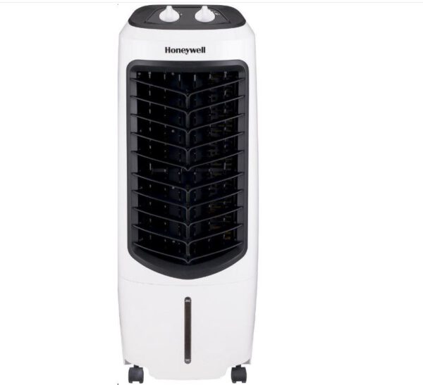 Honeywell Aircooler - Ventilator, Luchtbevochtiger en Luchtkoeler - Mobiele Airco zonder Slang - Air Cooler 65dB - Ruimtes tot 20m2 - Afstandsbediening en Timer - Watertank 10L - 75 x 29 cm