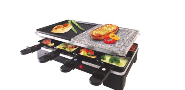StarQ Raclette-Grill met granieten grillsteen