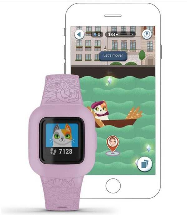 Garmin Vivofit Junior 3 - Activity tracker kinderen - Roze - Afbeelding 2