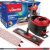 Vileda Ultramax Turbo XL complete set - Brede mop voor een groter schoonmaakoppervlak - Voor alle soorten vloeren