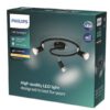 Philips LED plafondlamp zwart-rond 8720169340749