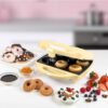 Bestron Cake Maker in tulbandvorm, wafelijzer voor 6 mini tulband cakes - Afbeelding 3