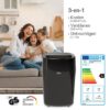 SUNTEC Progress 9.000 Eco R290 Mobiele Airconditioner – 9000 BTU / 2640W – Voor ruimtes tot 34 m² – 3-in-1 functie – Koelen, Ontvochtigen, Ventileren - Afbeelding 4
