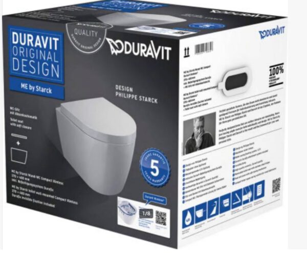 Duravit Wand WC Set compact rimless