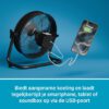 Suntec CoolBreeze 3000 BV - Grondventilator - Rechargeable - Windmachine voor outdoor - Ideaal voor slaapkamer, kantoor, woning, balkon of terras - Afbeelding 3