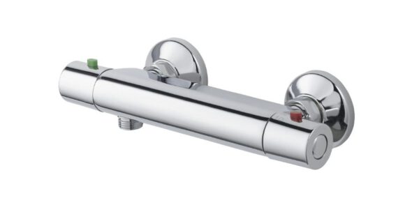 OK thermostatische douchekraan chroom 15 cm