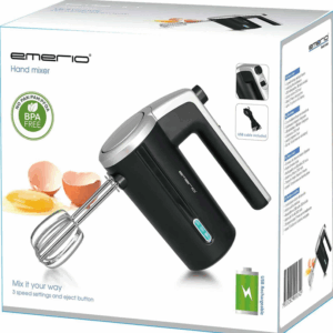 Emerio Handmixer HM-126681.1 – Draadloze 80W Handmixer in Zwart