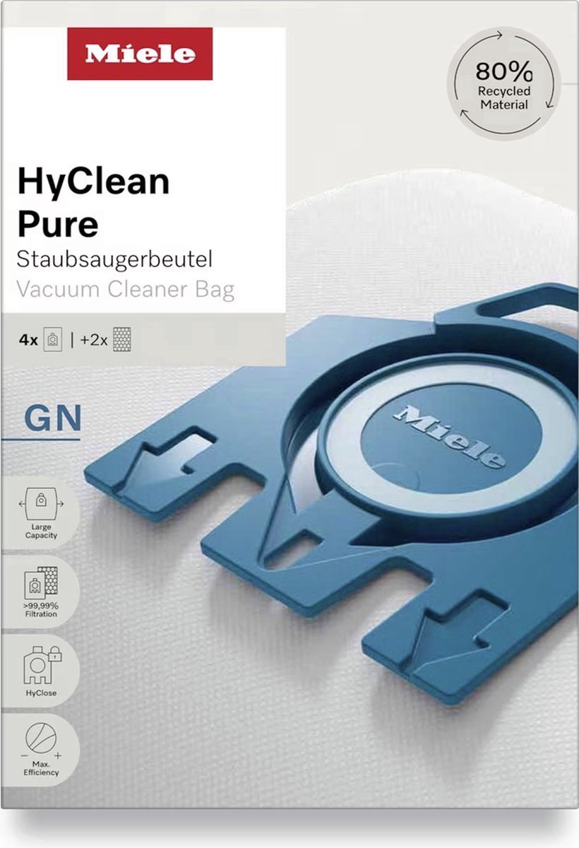 MIELE FJM Hyclean Pure Stofzuigerzak - 4 stuks - Afbeelding 4