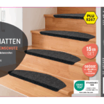 Dekor Trapmatten – 15-delige Set | Halfrond | Antraciet Melange