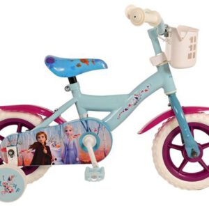 Disney Frozen 2 Kinderfiets - Meisjes - 10 inch - Blauw/Paars - Doortrapper
