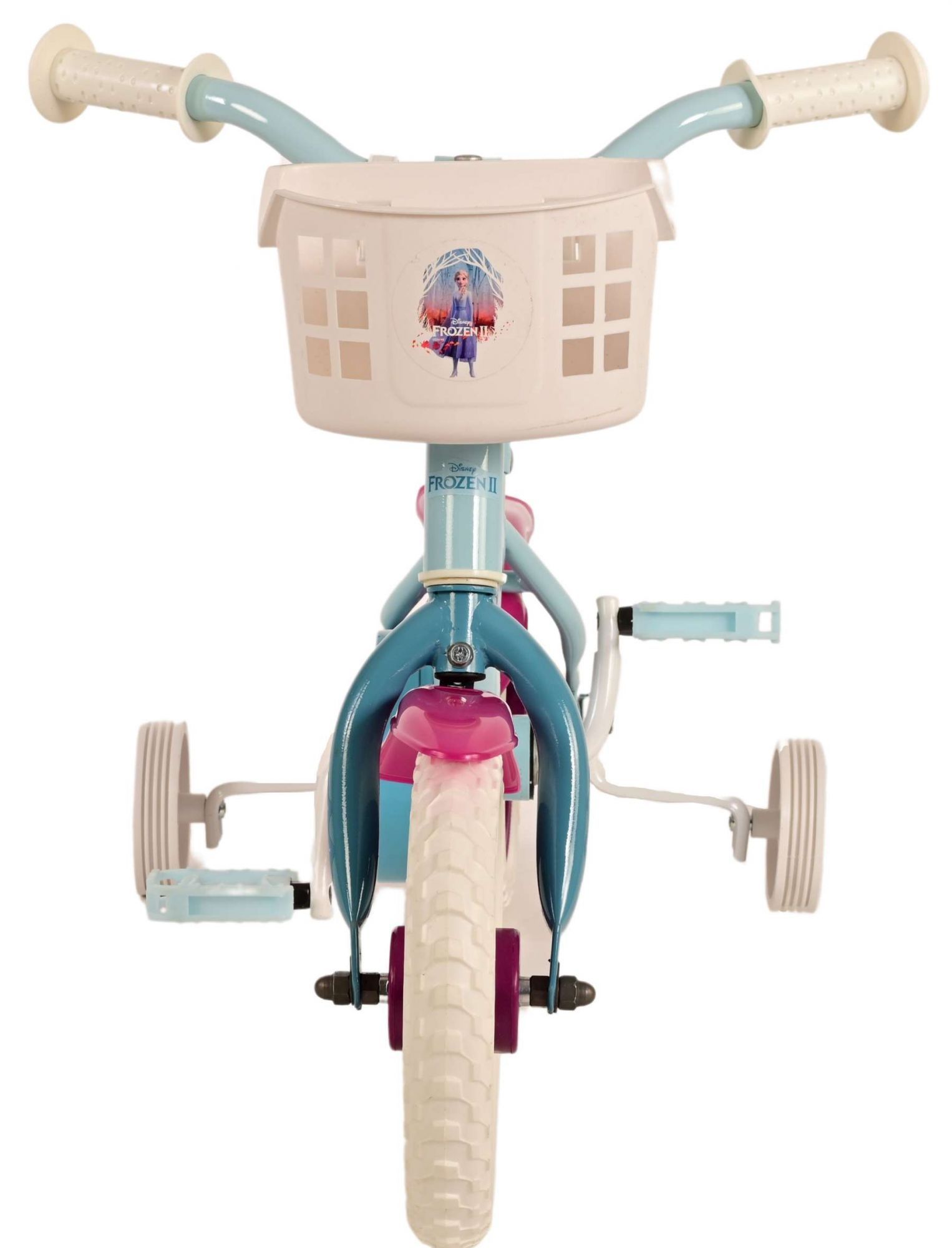 Disney Frozen 2 Kinderfiets - Meisjes - 10 inch - Blauw/Paars - Doortrapper - Afbeelding 3